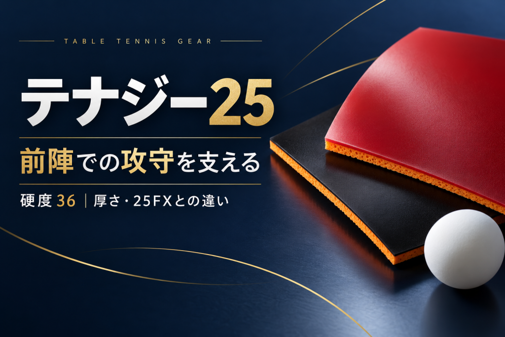 テナジー25|硬度36・厚さ・25FXとの違い